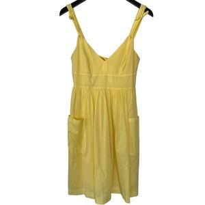 NWOT : Gianni Bini - Women’s Yellow Pockets Y2K Mini Dress Size 4